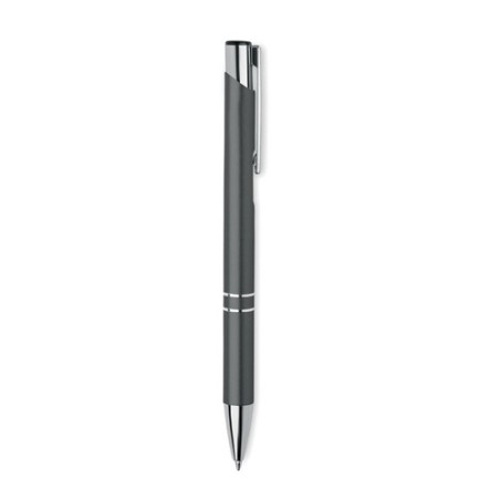 Stylo à bille  en aluminium recyclé personnalisable - BERN RA Matières : aluminium recyclé  Couleurs : titane cadeau client orig