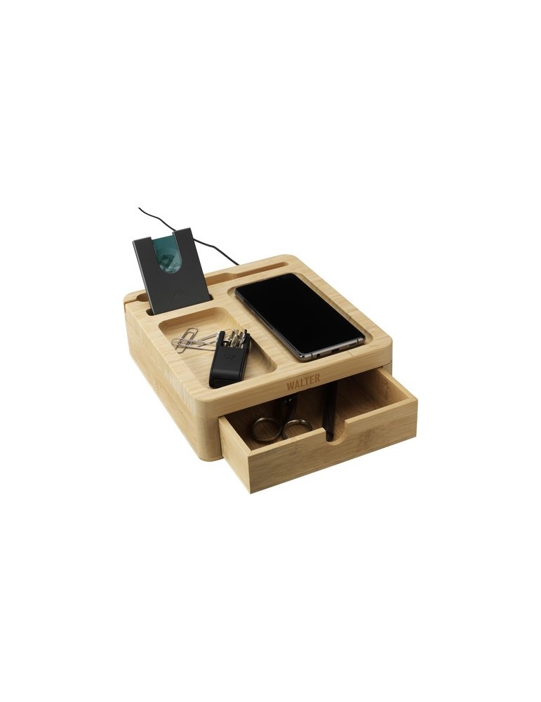 Walter Bamboo Big Dock 15W organisateur et chargeur