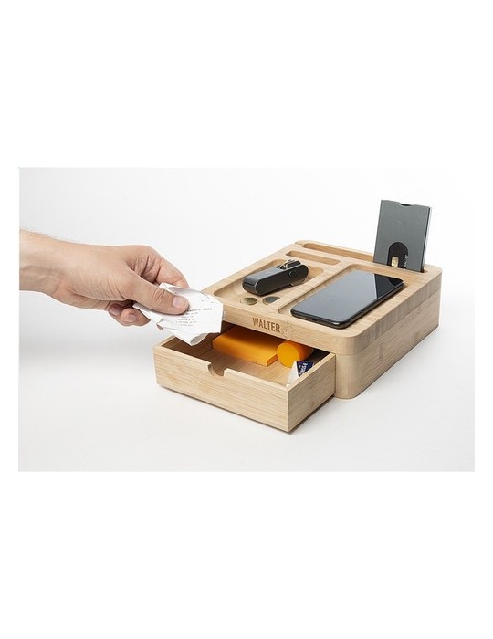 Walter Bamboo Big Dock 15W organisateur et chargeur