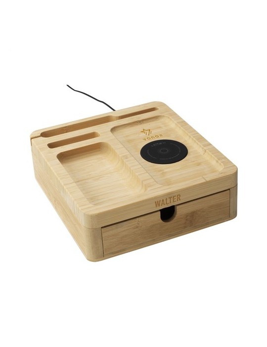 Walter Bamboo Big Dock 15W organisateur et chargeur