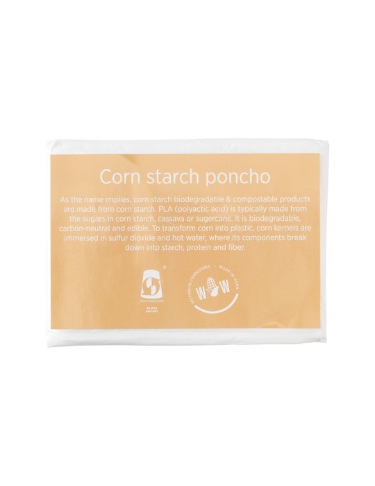 Corn Poncho veste de pluie