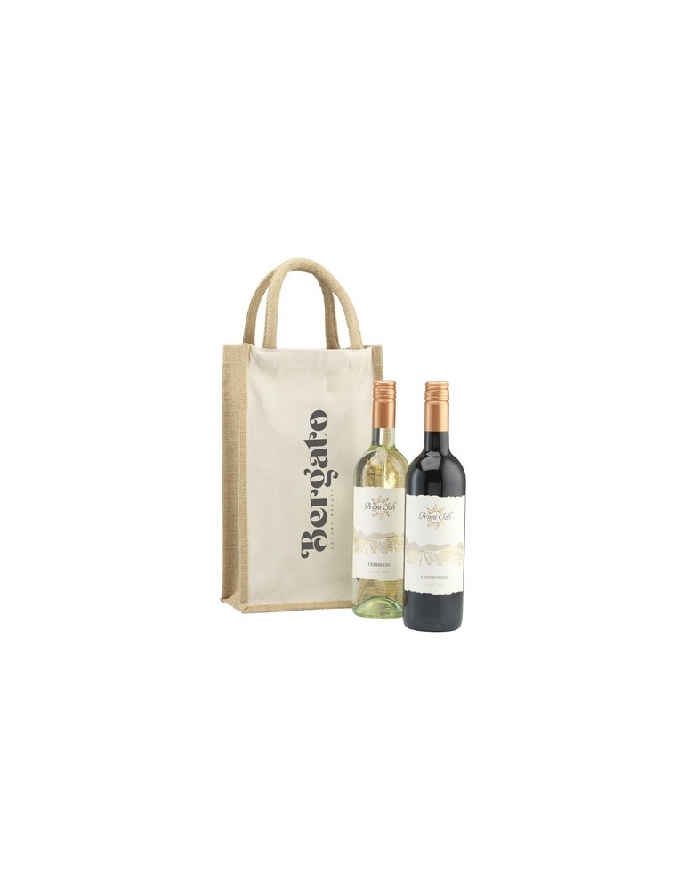 Jute Canvas Double Wine Bag sac à vin