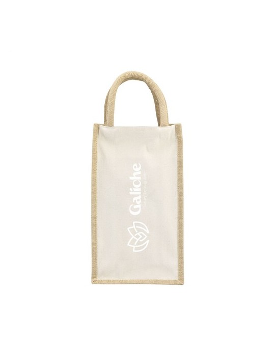 Jute Canvas Double Wine Bag sac à vin