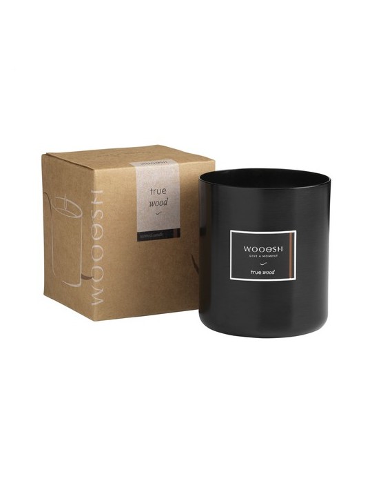 Wooosh Scented Candle True Wood bougie parfumée