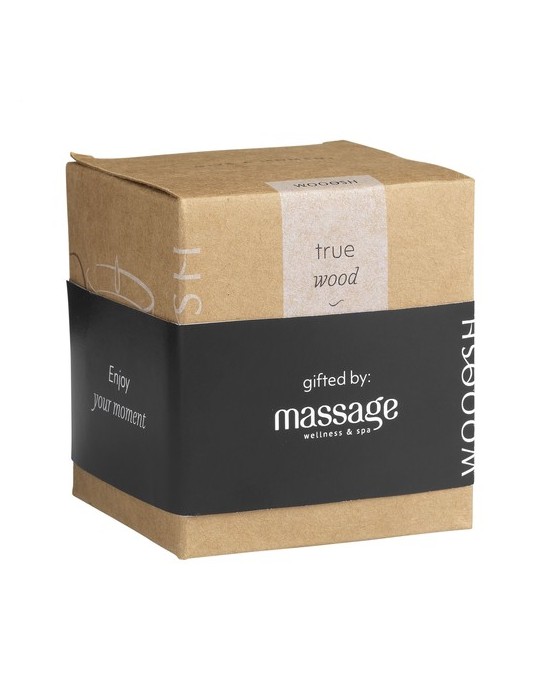 Wooosh Scented Candle True Wood bougie parfumée
