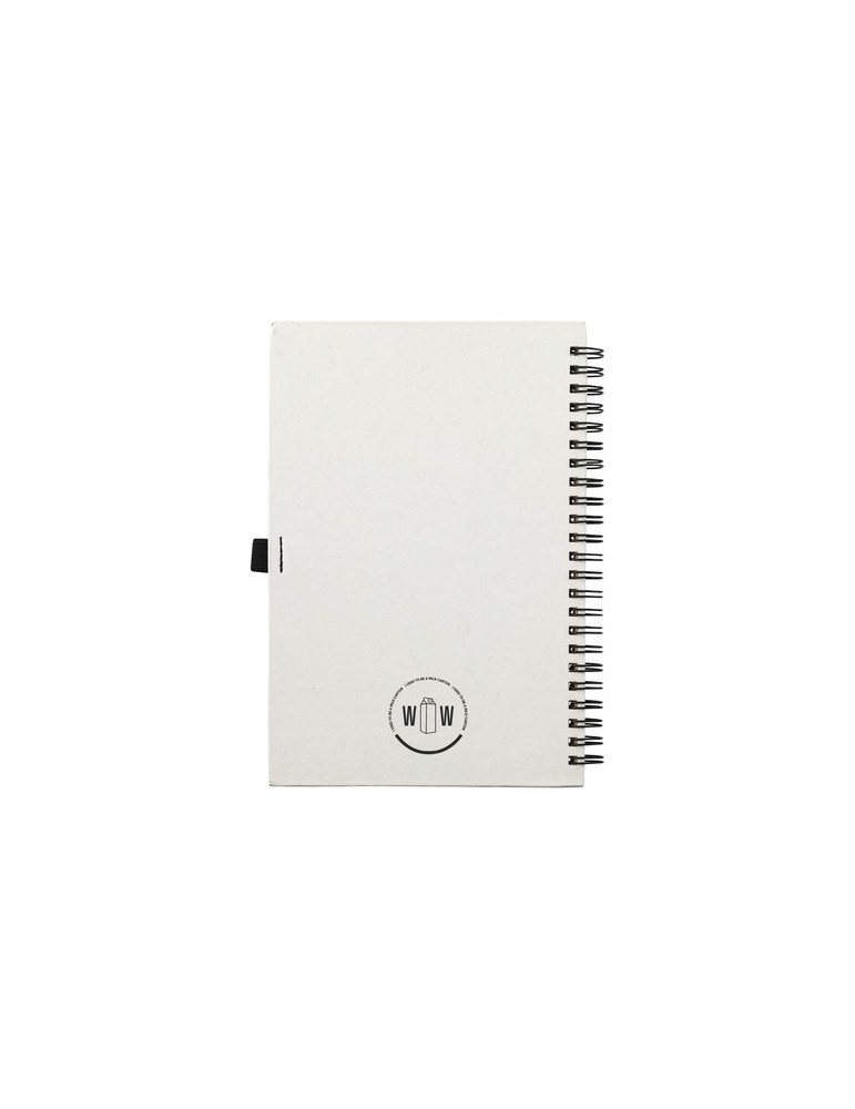 Milk-Carton Wire-O Notebook A5 bloc-notes