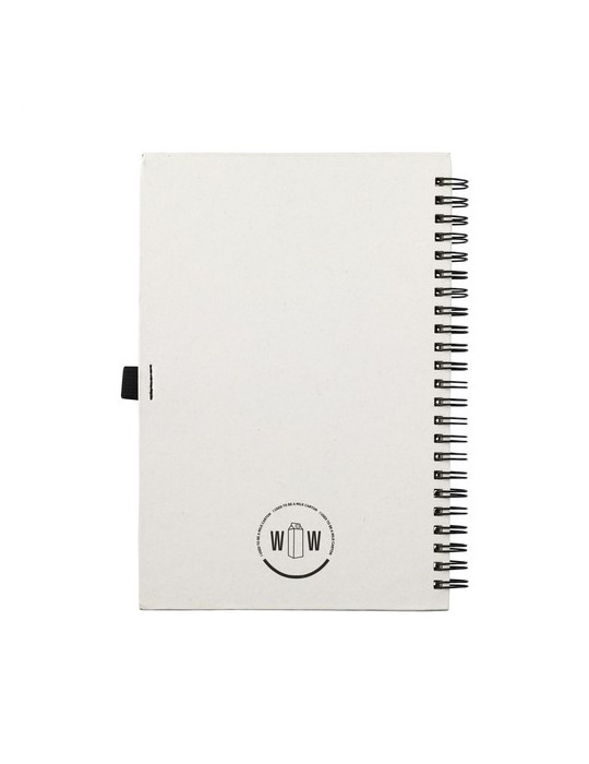 Milk-Carton Wire-O Notebook A5 bloc-notes