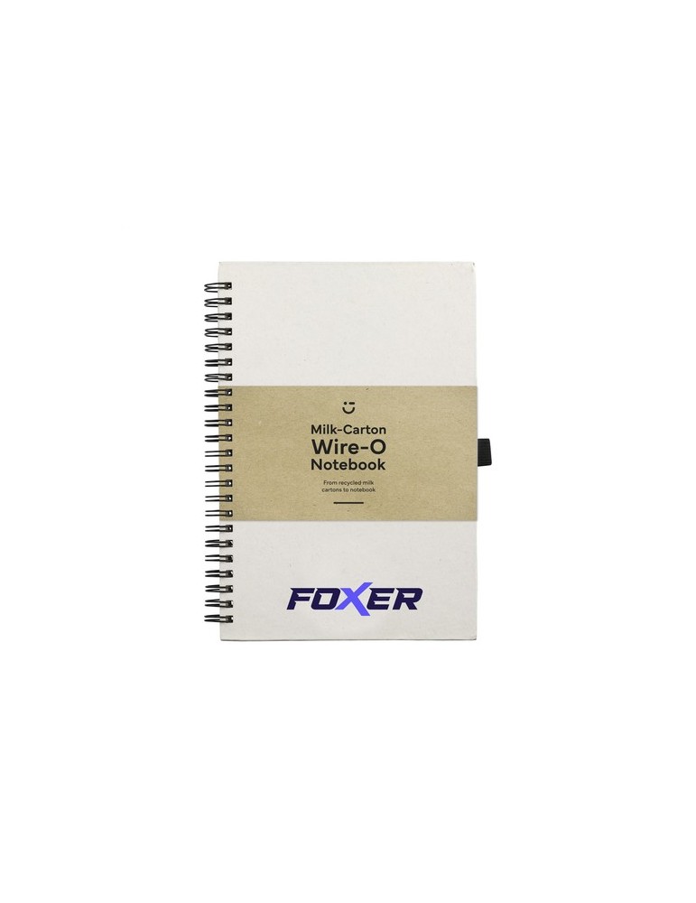 Milk-Carton Wire-O Notebook A5 bloc-notes