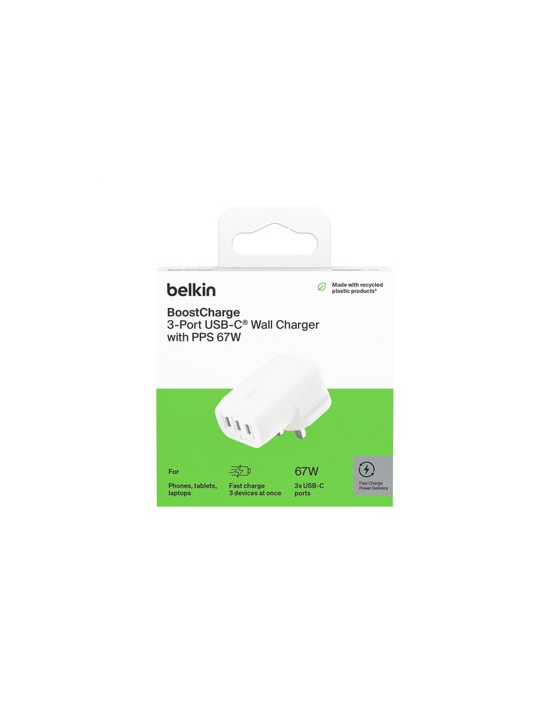 Belkin BoostCharge 3-Port Wall Charger EU