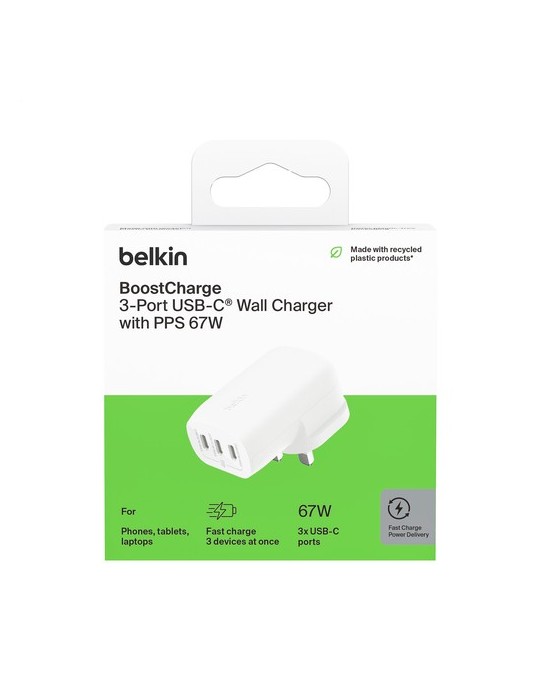 Belkin BoostCharge 3-Port Wall Charger EU