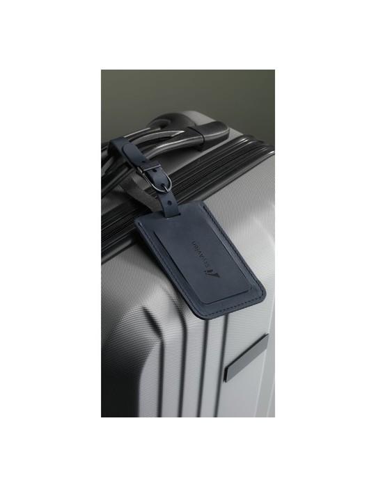 Recycled Leather Luggage Tag 'étiquette de bagage