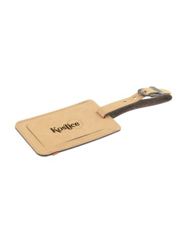 Recycled Leather Luggage Tag 'étiquette de bagage 2