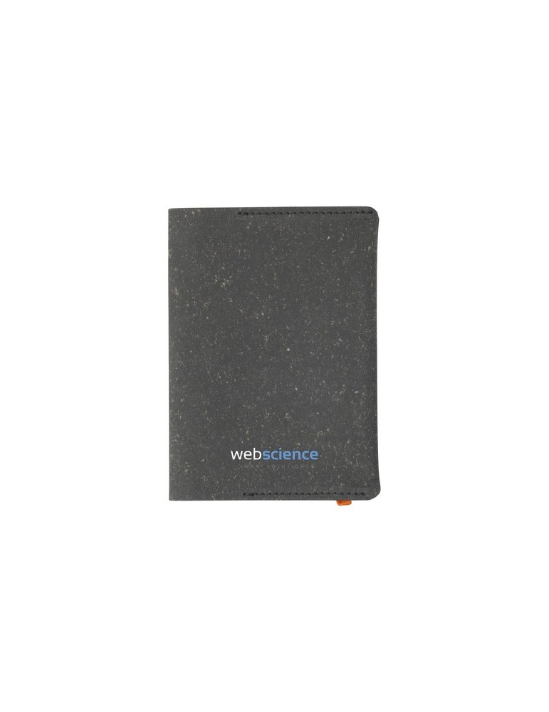 Recycled Leather Passport Holder étui à passeport