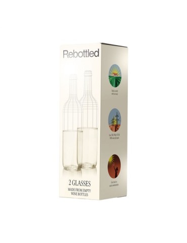 Rebottled® Tumbler 2-pack verres