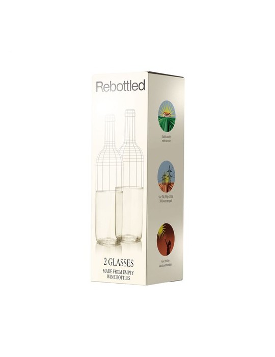 Rebottled® Tumbler 2-pack verres