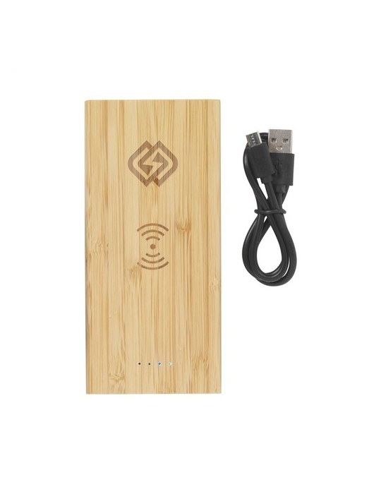 Bamboo 8000 Wireless Powerbank chargeur sans fil