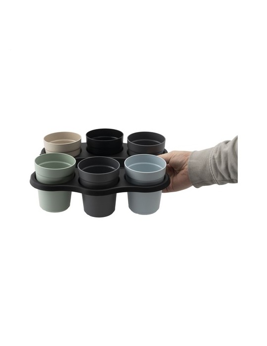 Circulcup Coffee Cup Tray 6-hole Ø 8 cm