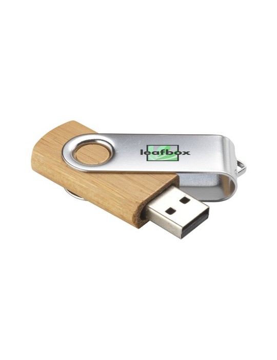 Twist Bamboo en stock clé USB 8 GB