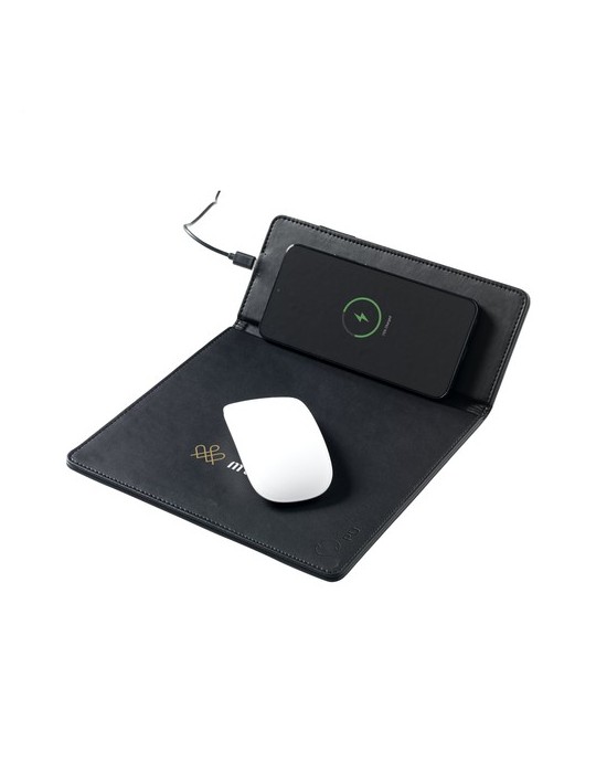 RCS Recycled Wireless Charging Mousepad tapis de