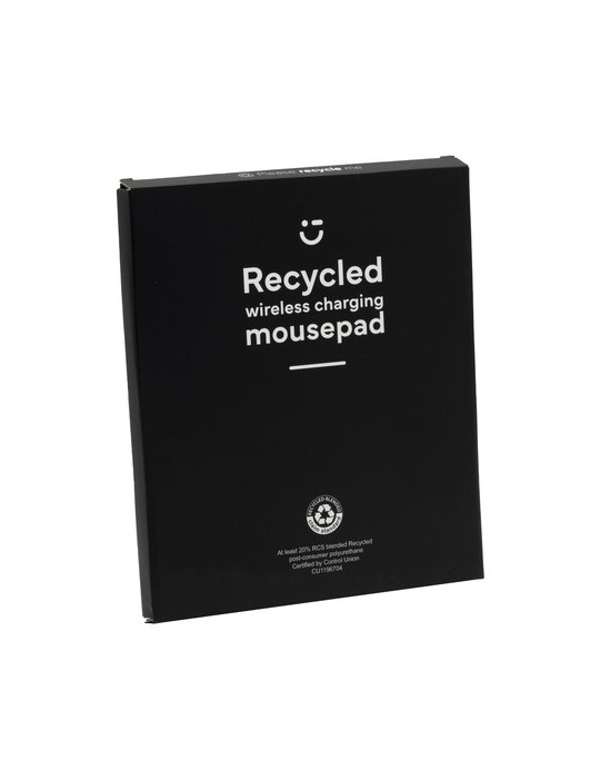 RCS Recycled Wireless Charging Mousepad tapis de