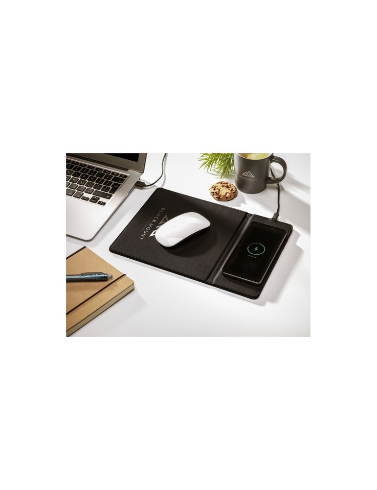RCS Recycled Wireless Charging Mousepad tapis de