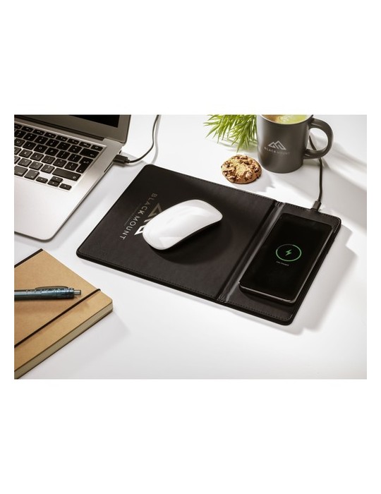 RCS Recycled Wireless Charging Mousepad tapis de
