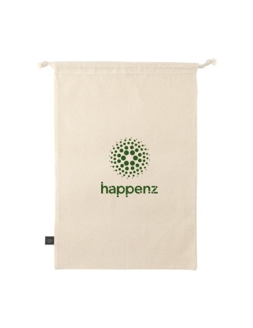 Gift Pouch Naturel GRS Recycled Cotton (150 g/m²) L
