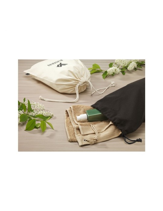 Gift Pouch Naturel GRS Recycled Cotton (150 g/m²) L