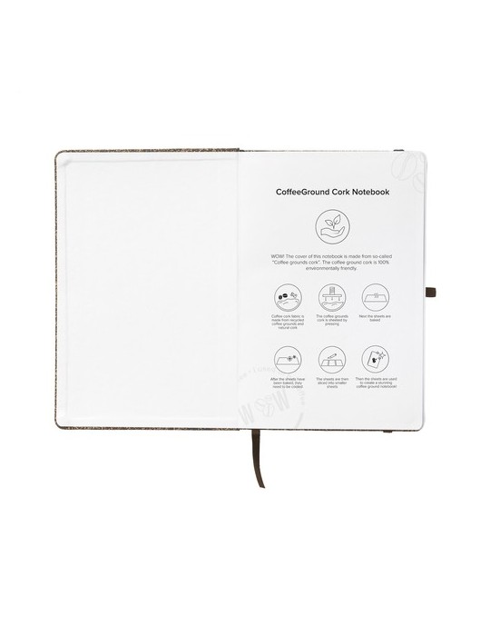 CoffeeGround Cork Notebook A5