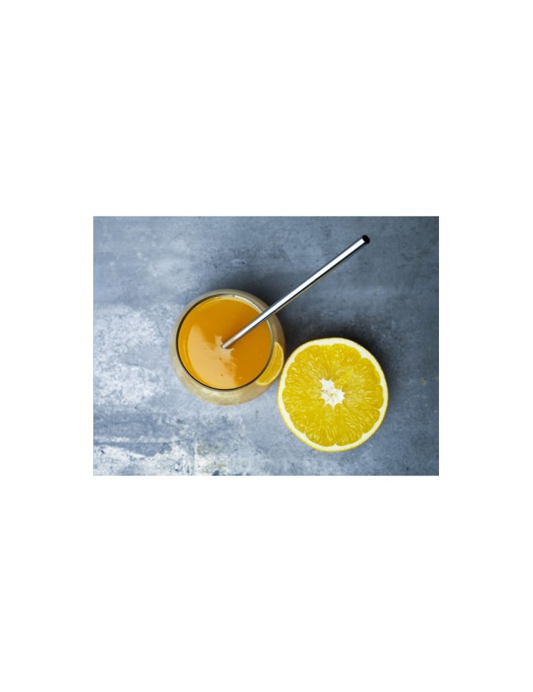 Reusable 1 piece ECO Straw Set paille acier inoxydable