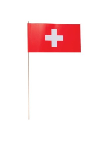 Petit drapeau Suisse Matières : papier Couleurs : blanc 2