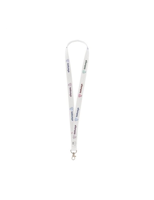 Lanyard Sublimation RPET 2 cm tour de cou