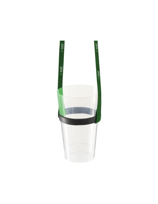 Lanyard Sublimation RPET 1,5 cm avec porte-gobelet