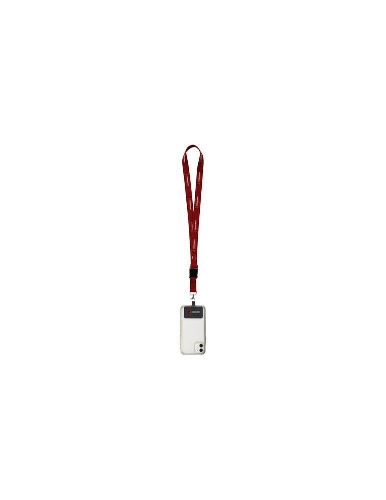 Lanyard Sublimation Buckle RPET 2 cm avec Patch