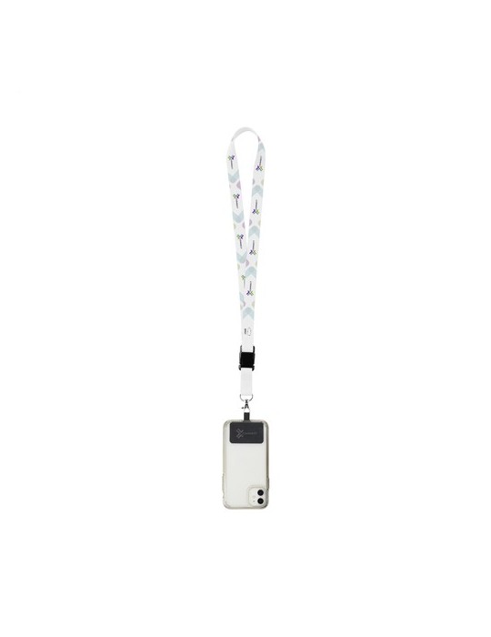 Lanyard Sublimation Buckle RPET 2 cm avec Patch