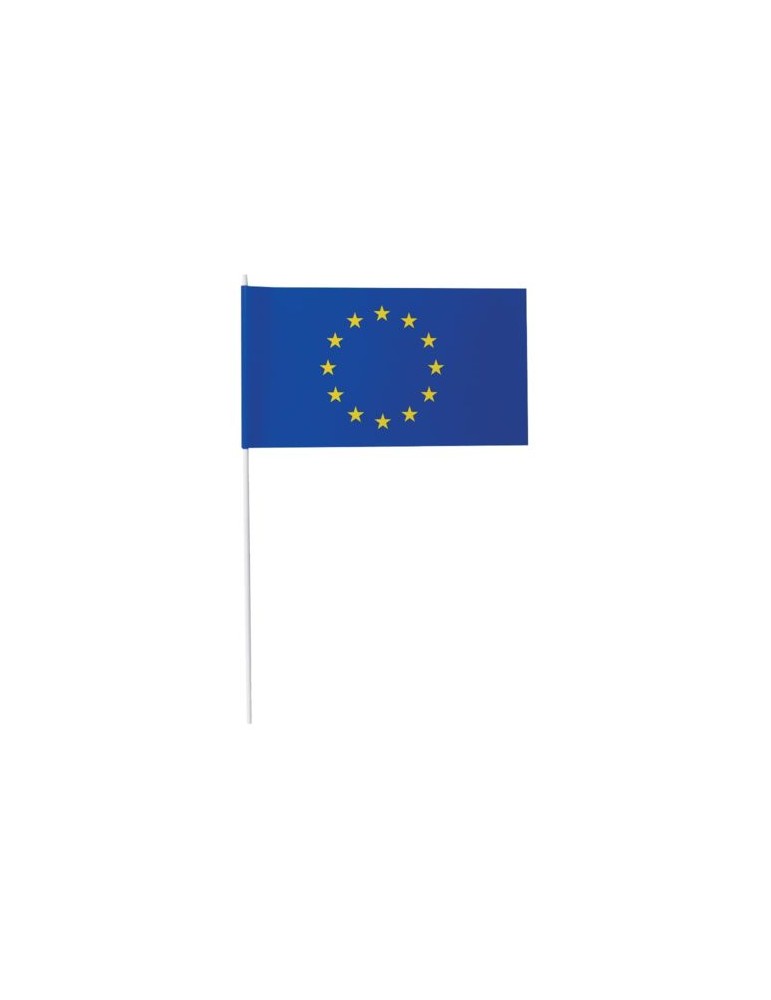Petit drapeau Europe Matières : papier Couleurs : blanc