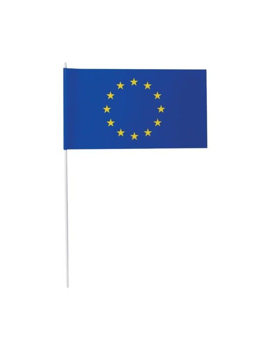Petit drapeau Europe Matières : papier Couleurs : blanc