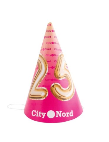 Chapeau pointu en carton Matières : carton Couleurs : blanc goodies publicitaire événementiel