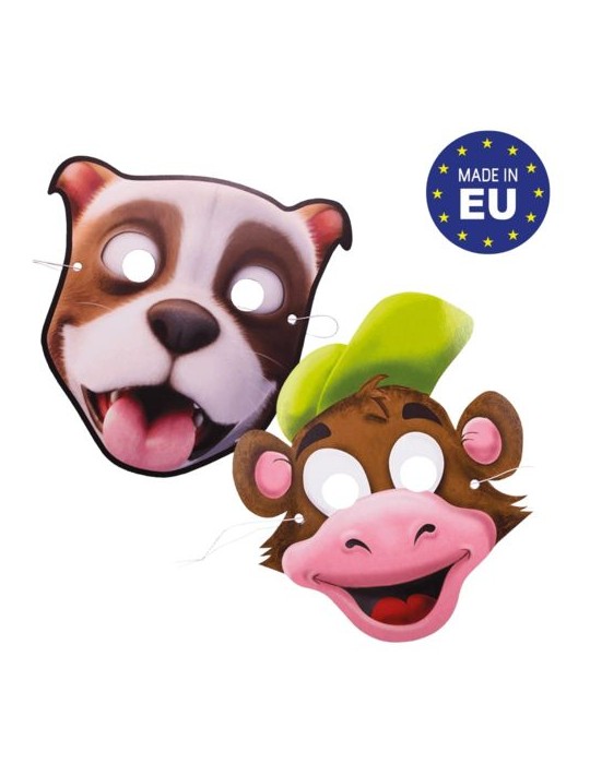 Grand masque en carton