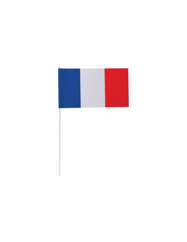 Petit drapeau France Matières : papier Couleurs : blanc
