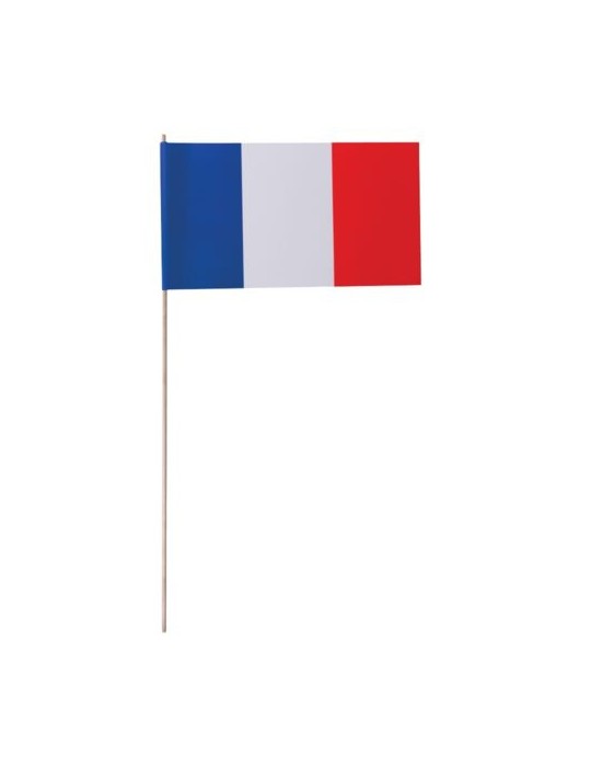 Petit drapeau France Matières : papier Couleurs : blanc personnalisable avec votre logo