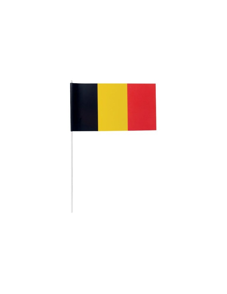 Petit drapeau Belgique Matières : papier Couleurs : blanc