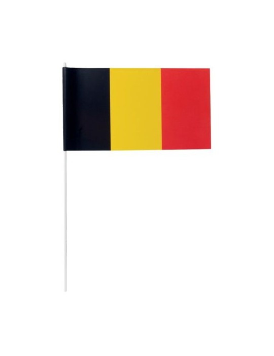 Petit drapeau Belgique Matières : papier Couleurs : blanc