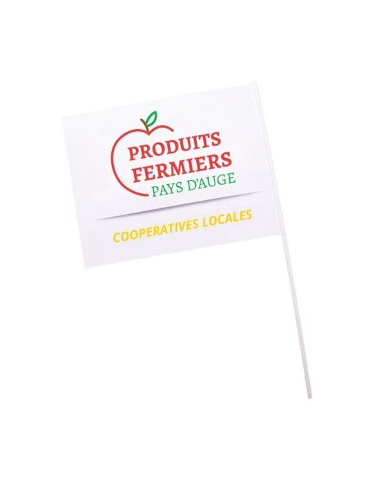 Grand drapeau en papier 40x30cm