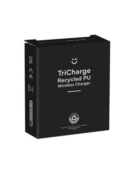 TriCharge Recycled PU Wireless Charger chargeur