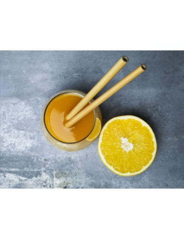ECO Bamboe Straw Set  pailles en bambou 2