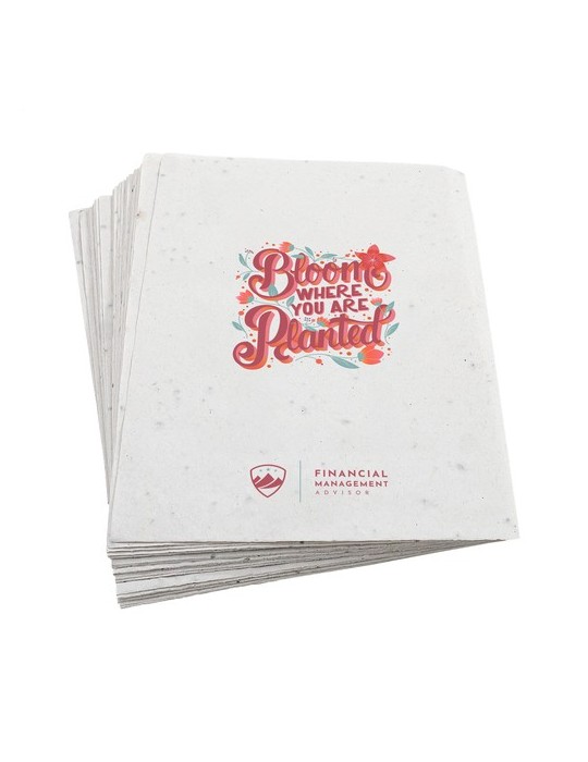 Leaflet A6 Flower Seed Paper 200 gr