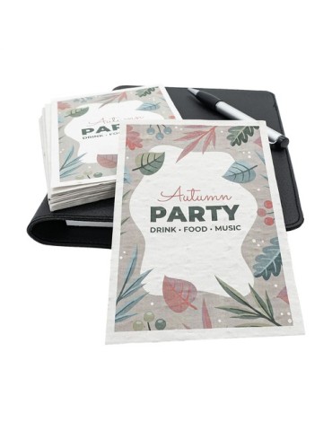 Leaflet A6 Flower Seed Paper 200 gr 2