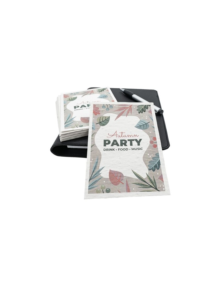 Leaflet A6 Flower Seed Paper 200 gr