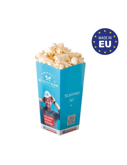 Pot à popcorn (petit) Matières : carton Couleurs : blanc